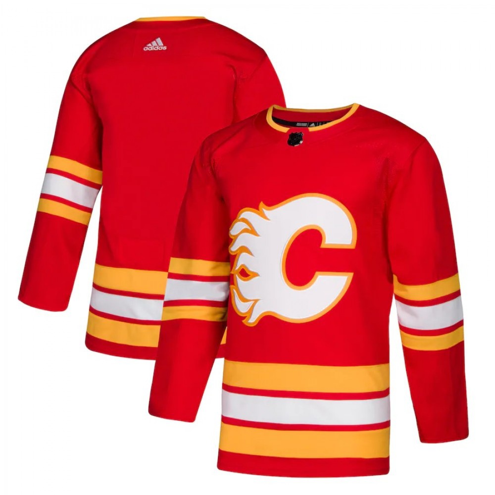 Men's Calgary Flames adidas Red Alternate Authentic Jersey-Pro Kit Vault | Brand New 26/27 Sports Jerseys